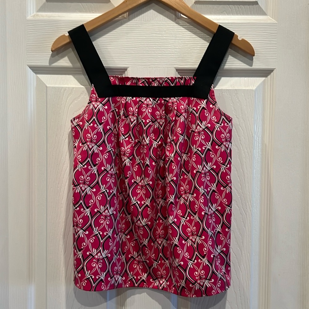 LOFT Sleeveless Satin Tank Top - Picture 2 of 8